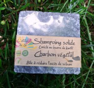 Shampoing solide charbon végétal 