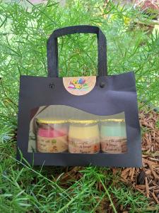 Coffret 3 bougies naturelles