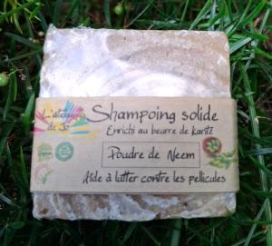 Shampoing solide naturel à poudre de Neem