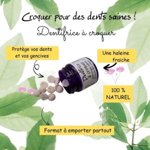 Dentifrice à croquer