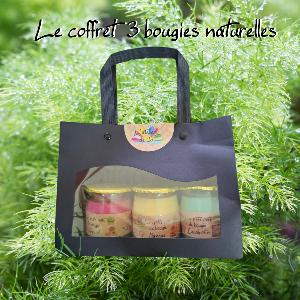 Coffret 3 bougies